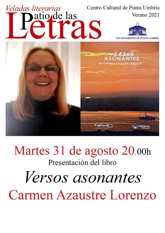 Carmen Azaustre presenta en Punta Umbría su poemario ‘Versos asonantes’