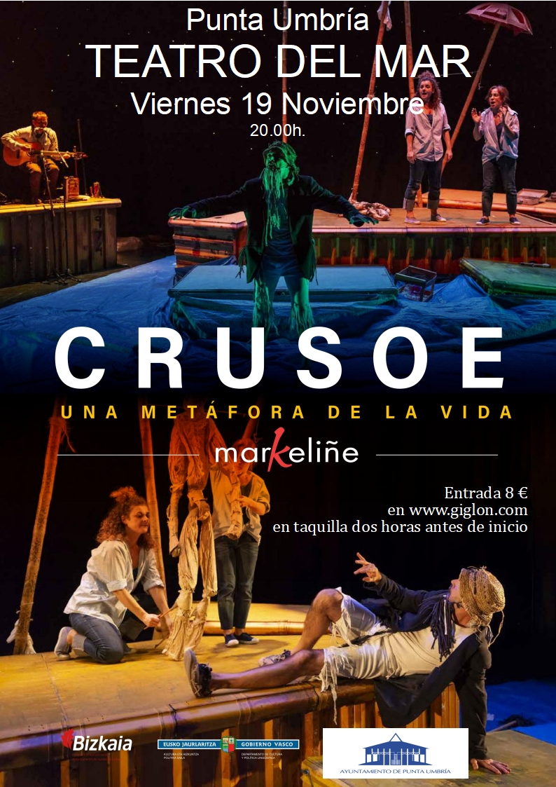 Markeliñe Teatro representa en Punta Umbría 'Crusoe'