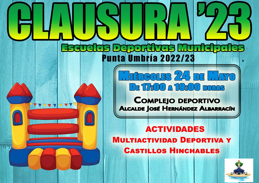 El Ayuntamiento de Punta Umbría clausura mañana miércoles sus Escuelas Deportivas Municipales
