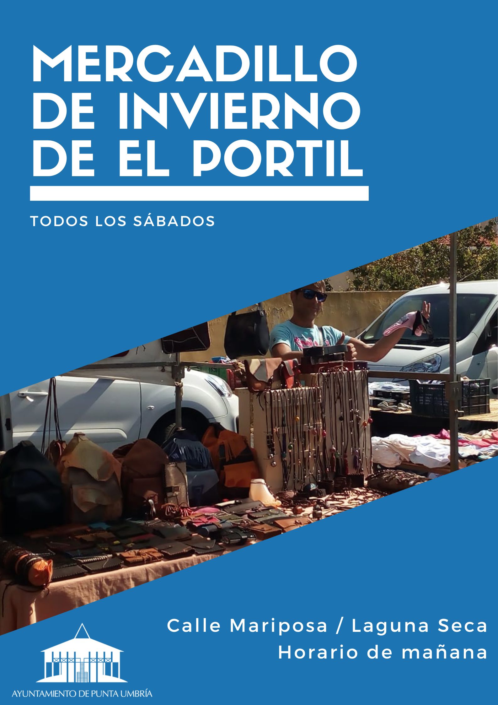 El Ayuntamiento de Punta Umbría reactiva el mercadillo de invierno de El Portil a partir de este sábado