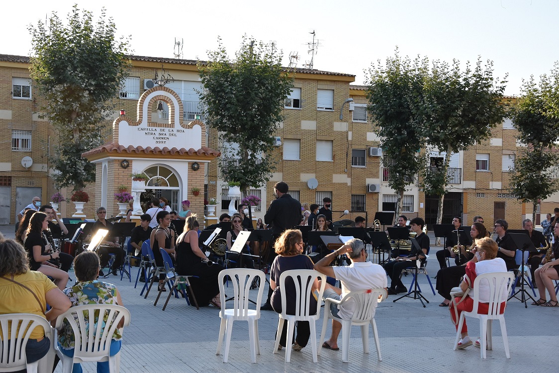 La Banda Municipal de Música de Punta Umbría ofrece mañana jueves un concierto gratuito en la Barriada del Carmen