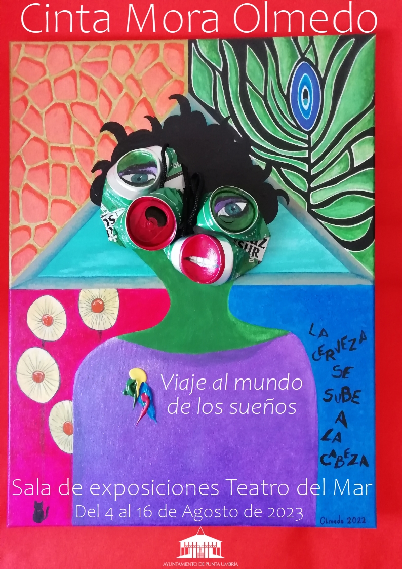 Cinta Mora presenta en Punta Umbría su exposición 'Viaje al mundo de los sueños'