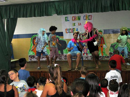 Fiesta de fin de curso de la Escuela de Verano de Punta Umbría